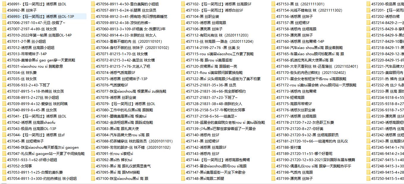 街拍猫论坛-图片发布全栏目打包下载，共5732套65000余张街拍图片打包，大小94GB！