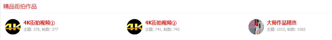 街拍小站论坛-精品街拍作品全栏目打包下载，共2135余套街拍原图及视频下载合集！