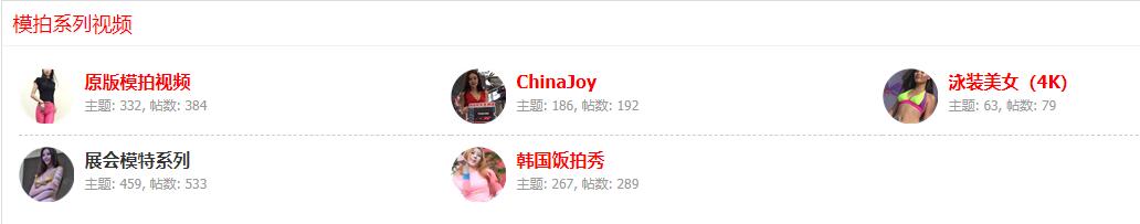 街拍小站论坛-模拍系列视频全栏目打包下载，共1312余套模拍原图及视频下载合集！
