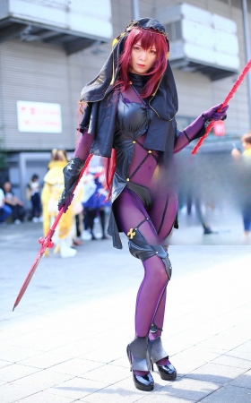 紫色cosplay [18P]