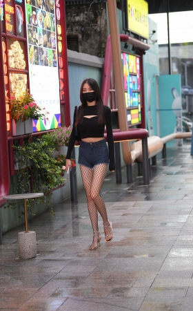 网袜热裤