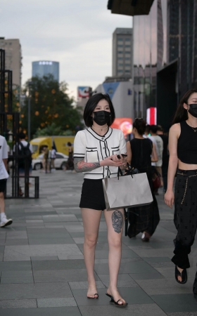 美腿上纹的是什么？ [20P]