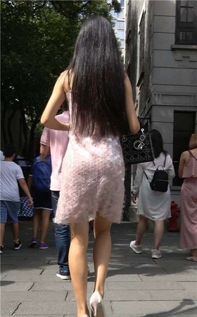 4K 高贵气质吊带裙极品美女姐姐