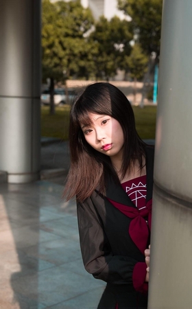小透明DK模拍活力美术生JK美少女FF051