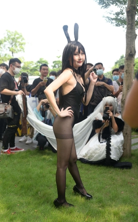 可爱黑丝兔