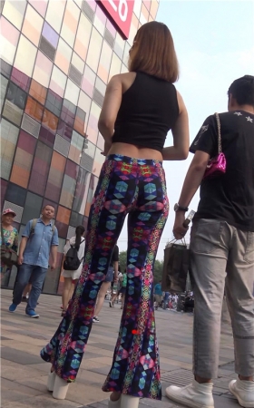 喇叭裤长腿MM