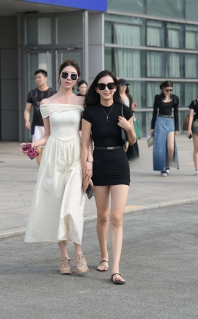 街拍气质美女姐妹 [23P]