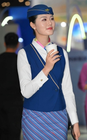 SH25-144-67√靓丽南航空姐乘务长-好美的笑容 11P