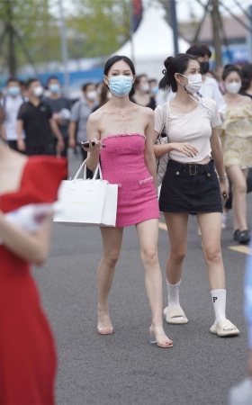 青春甜美粉色系