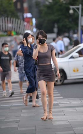 街拍气质美腿短裙小仙女~ [23P]