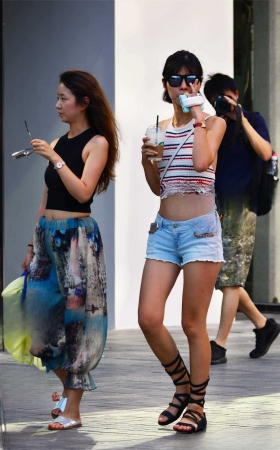 8-17 罗马战靴露脐装 [12P]