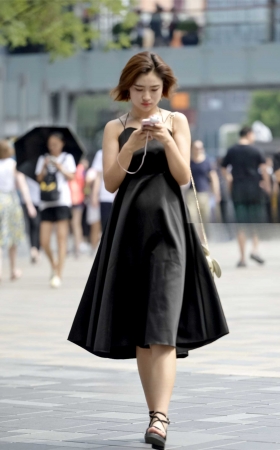 菱形吊带裙，彰显美女性感魅力 [14P]