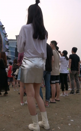天生丽质好身材包臀裙小清新女神姐姐