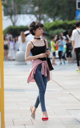 牛仔裤苗条妹妹3A3103[275M]