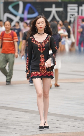 大长腿，中国风 [12P]