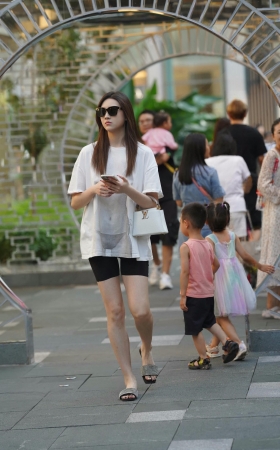 街拍带墨镜的美眉 [20P]
