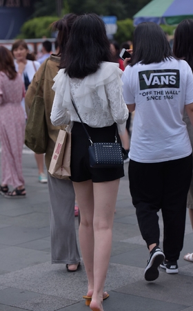 好长的美腿