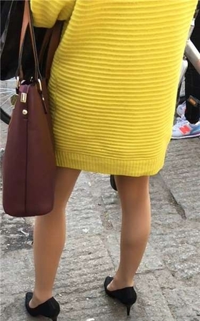 街拍极品高跟丝袜苗条美腿熟女