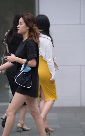 高挑的性感美女~爱了