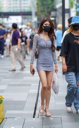 J106包臀裙大长腿