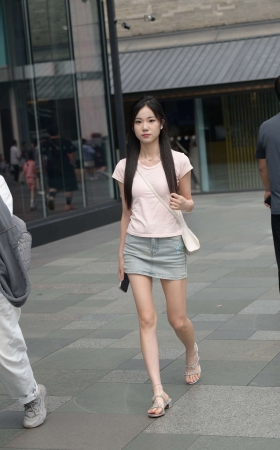 街拍气质短裙小清新小仙女 [23P]