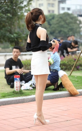 灰色丝袜摄影师FF053