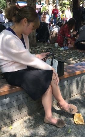 街拍大美女