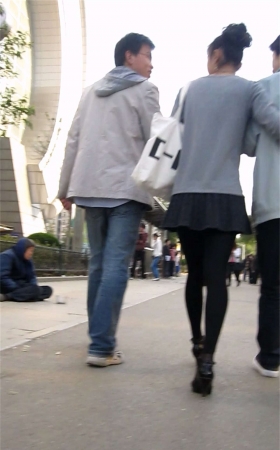 黑丝短裙学妹MM
