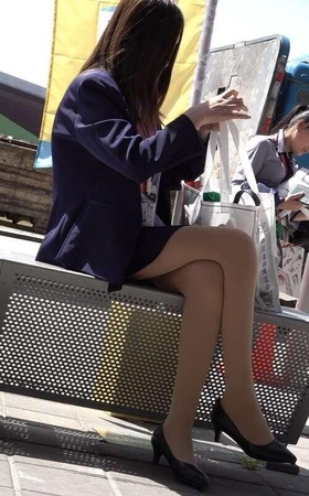 肉丝袜，黑高跟，制服OL