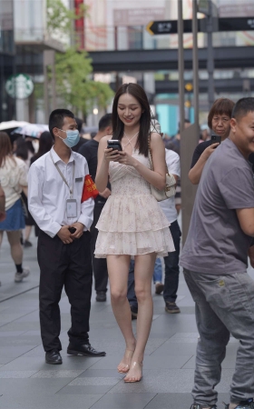 清甜可爱碎花纱裙