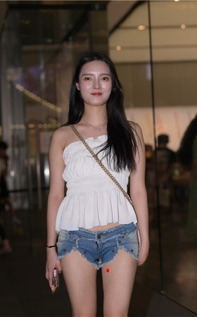 热裤甜妹(53P)