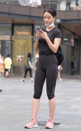 清纯的黑色紧身裤~爱了 [19P]