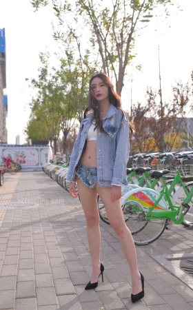 热裤长腿黑高跟高清图集
