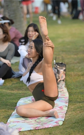 公园里的瑜伽会(86P)