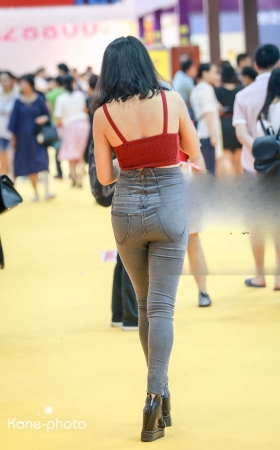 高腰美臀曲线 低胸吊带 [21P]