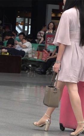 长裙，凉高，丝袜美女
