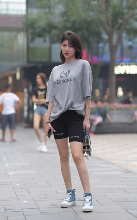 活力青春瑜伽短裤