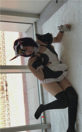 漫展现场拍摄coplay小妹