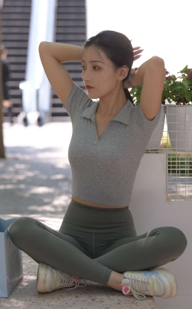一只麋鹿摄影作品 初霁