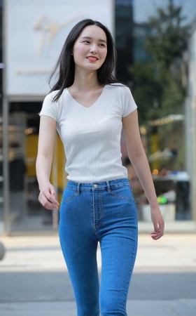 清纯牛仔裤学妹 [23P]