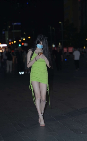 青春荧光绿