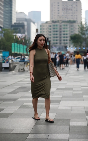 贴身的连衣裙