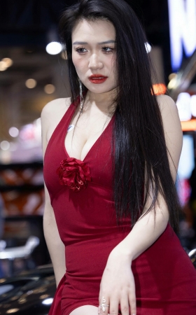 红裙深V [18P]