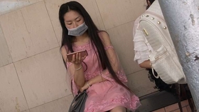 4k超清，极品高跟粉裙气质甜美女孩，美得无可挑剔
