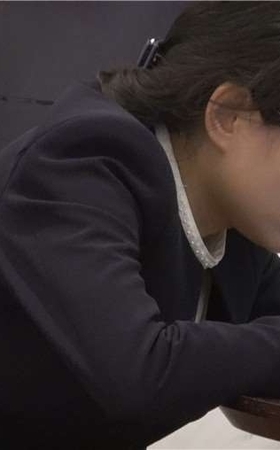 4k-黑色OL制服丝袜高跟鞋街拍美女