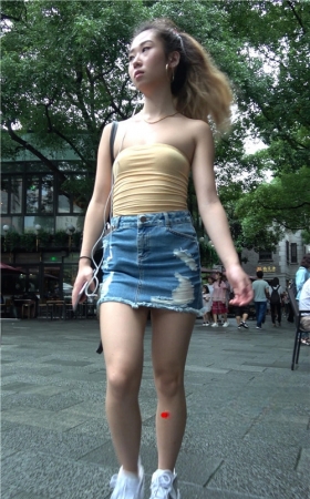 极品牛仔裙MM