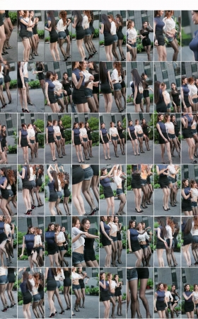 三个网红美女车模下班拍摄营业 [9P]