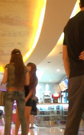 电影院遇见的黑丝包臀裙美女