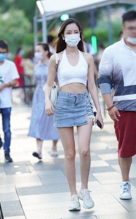牛仔裙