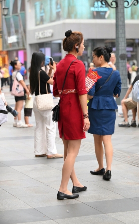 街拍发传单的促销员小姐姐 [17P]